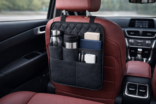 SeatGuard™ Leather Back Seat Organizer