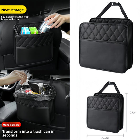 SeatGuard™ Leather Back Seat Organizer